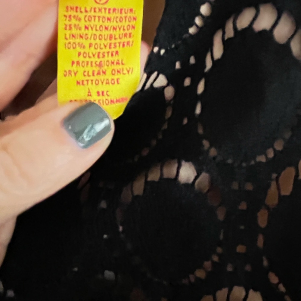 Catherine Malandrino Black Circle Pattern Mini Dr… - image 5